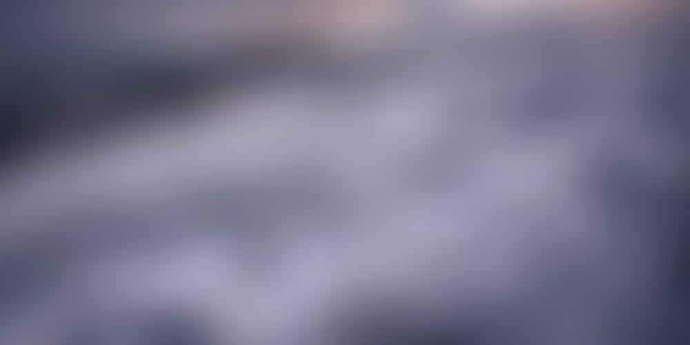 Rocky rough terrain covered with snow